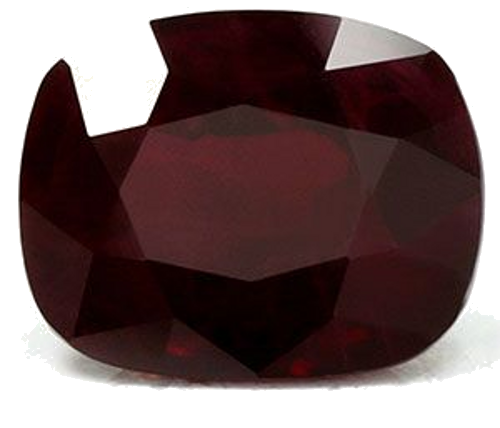 2.93 carat RED Cushion Rubinas (1)