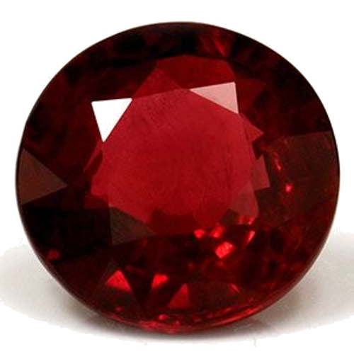 1.05 carat RED Round Rubinas (1)