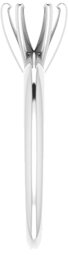 Sužadėtuvių Žiedas „Solitaire“ 950 Platinos Round 5.7mm x 6mm (4)