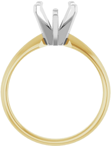 Sužadėtuvių Žiedas „Solitaire“ 585 Baltojo Ir Geltonojo Aukso Pear Shape 10mm x 6.5mm (2)