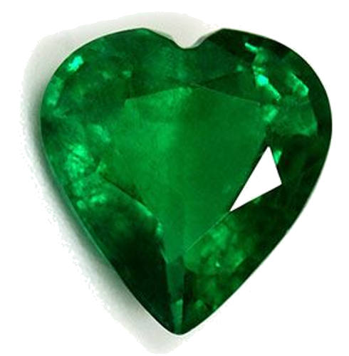1.72 carat GREEN Heart Smaragdas (1)