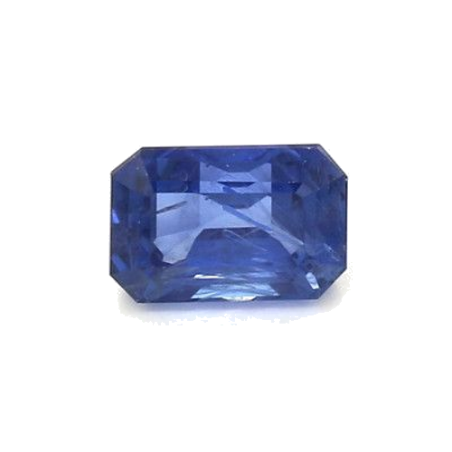 1.63 carat BLUE STEP cut Octagonal Safyras (1)