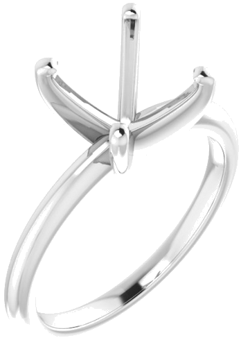 Sužadėtuvių Žiedas „Solitaire“ 950 Platinos Round 9.4mm (1)