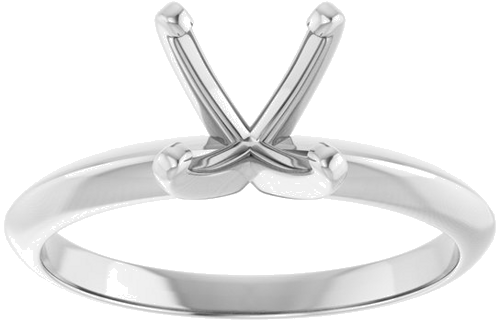 Sužadėtuvių Žiedas „Light Solitaire“ 950 Platinos Round 7.3mm x 7.7mm (3)