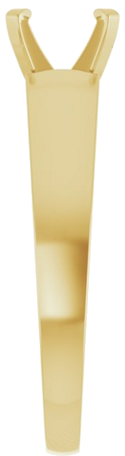 Sužadėtuvių Žiedas „Solitaire“ 585 Geltonojo Aukso Round 7mm (4)