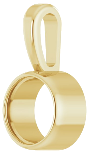 Pakabukas „Bezel-Set Solitaire“ 585 Geltonojo Aukso Round 4.5mm (2)