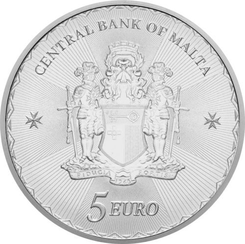 1 oz Мальтийский крест 2024 Мальта серебряная монета (2)