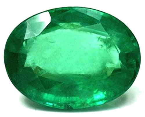 3.09 carat GREEN Oval Smaragdas (1)