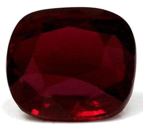 1.03 carat RED Cushion Rubinas (1)