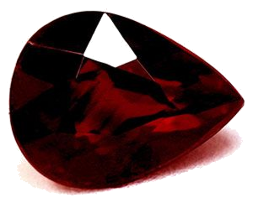1.02 carat RED Pear Rubinas (1)