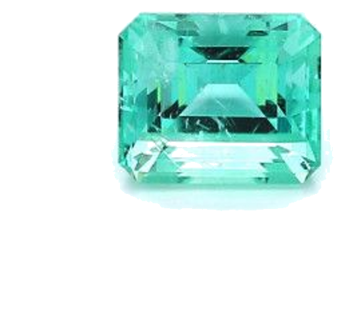 1.16 carat GREEN STEP cut Octagonal Smaragdas (1)