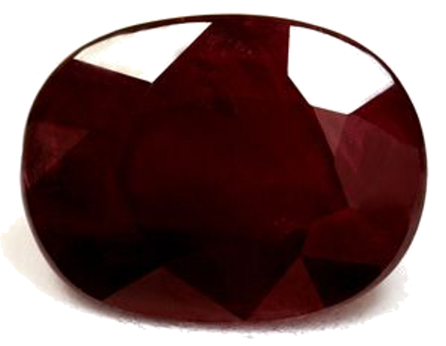 5.01 carat RED Oval Rubinas (1)