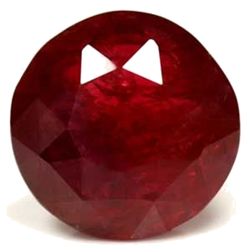 2.05 carat RED Round Rubinas (1)