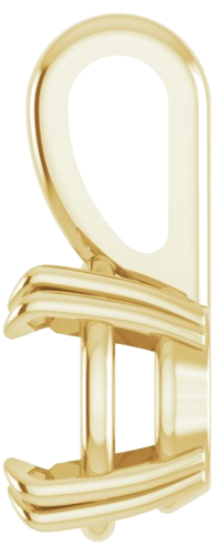 Pakabukas „Solitaire“ 585 Geltonojo Aukso Round 4mm (3)