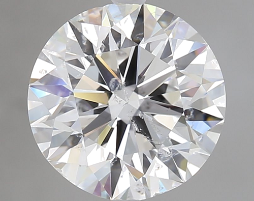 3.01 carat E-SI2 Excellent cut Natūralus Round Deimantas (1)