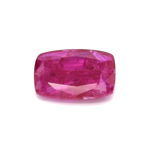 5.23 carat RED BRILLIANTSTEP cut Cushion Rubinas (1)