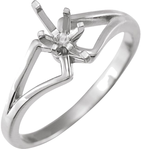 Sužadėtuvių Žiedas „Solitaire“ 585 Baltojo Aukso Marquise 7mm x 4mm (1)