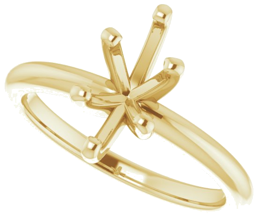 14K Yellow  10x5 mm Marquise Solitaire Engagement Ring Mounting (5)