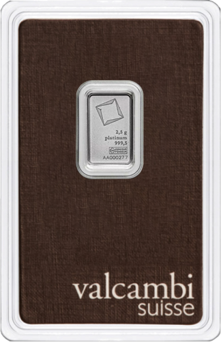 2,5 гр. Платинено кюлче Valcambi (1)