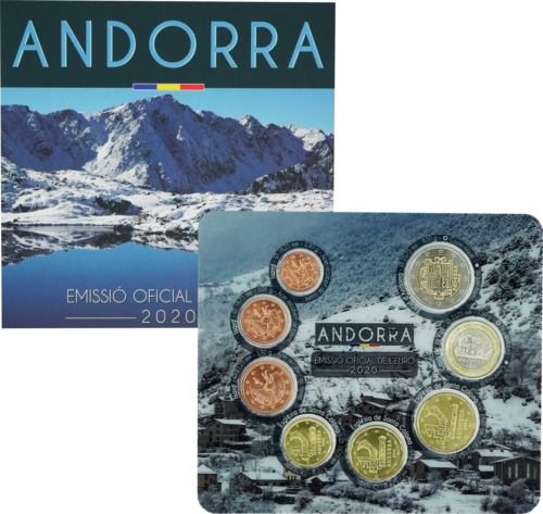 2020 Andorra Euro Coin BU Set (1)