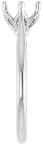 Sužadėtuvių Žiedas „Solitaire“ 585 Baltojo Aukso Cushion 6mm (4)