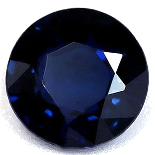 0.82 carat BLUE Round Safyras (1)