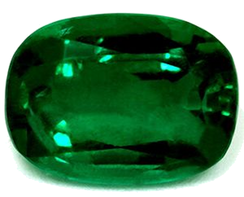 1.91 carat GREEN Cushion Smaragdas (1)