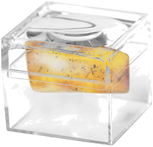 3,65 g Amber Nugget with inclusion (2)