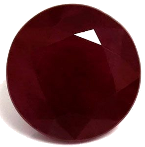 1.96 carat RED Round Rubinas (1)