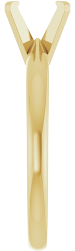 Sužadėtuvių Žiedas „Solitaire“ 585 Geltonojo Aukso Oval 7mm x 5mm (4)