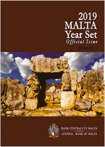 2019 Malta Euro coin set with 2 euro commemorative coin (1)
