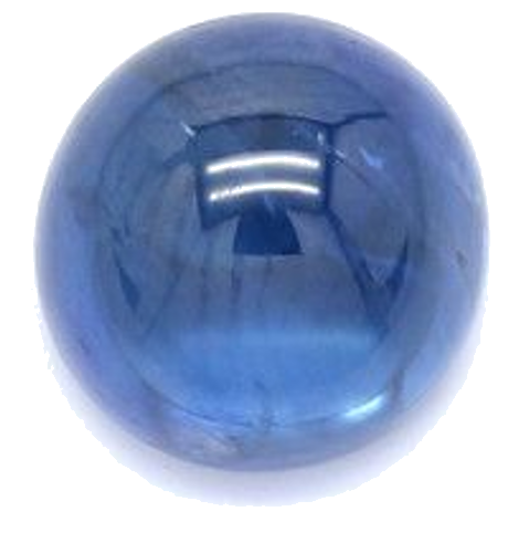 2.64 carat BLUE CABOCHON cut Round Safyras (1)