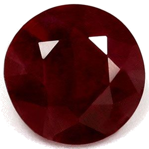 0.93 carat RED Round Rubinas (1)