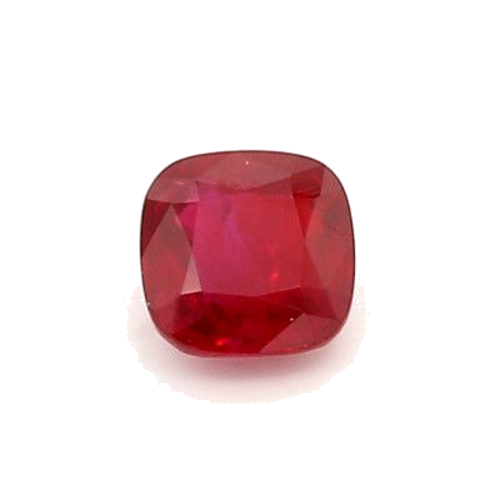 0.54 carat RED BRILLIANTSTEP cut Cushion Rubinas (1)