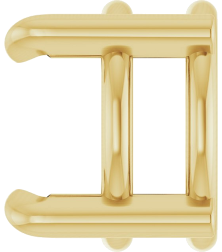 14K Yellow 7 mm Round Pendant Mounting (3)