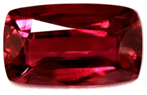 0.96 carat RED Cushion Rubinas (1)