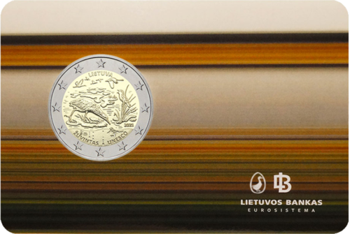 2021 Lithuania Zuvintas Biosphere Reserve UNESCO 2 euro BU coin (1)