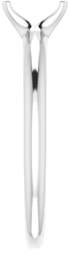 Sužadėtuvių Žiedas „Solitaire“ 585 Baltojo Aukso Emerald 6mm x 4mm (4)