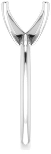 Sužadėtuvių Žiedas „Solitaire“ 585 Baltojo Aukso Oval 11mm x 9mm (4)