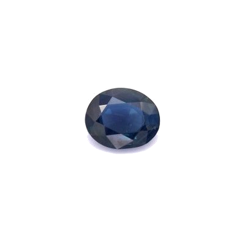 0.82 carat BLUE BRILLIANTSTEP cut Oval Safyras (1)