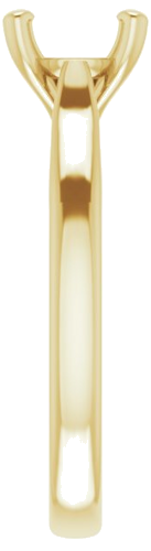 Sužadėtuvių Žiedas „Solitaire“ 585 Geltonojo Aukso Round 7mm (4)