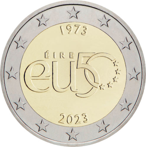 2023 Ireland 50 years of EU membership 2 euro coin (1)