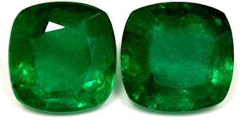 6.32 carat GREEN Cushion Smaragdas (1)