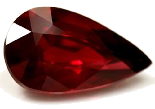 1.52 carat RED Pear Rubinas (1)