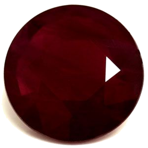 1.87 carat RED Round Rubinas (1)
