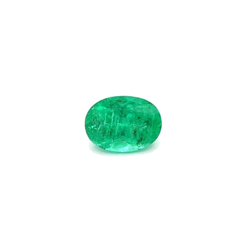0.59 carat GREEN MODIFIEDBRILLIANT cut Oval Smaragdas (1)