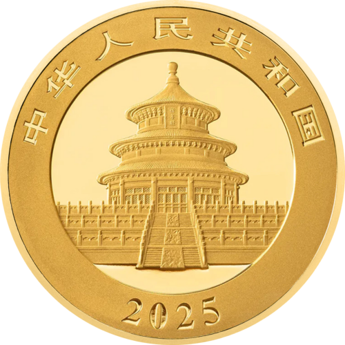 30 г Панда 2024 Китай 500 юаней золотая монета (2)