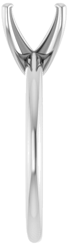 Sužadėtuvių Žiedas „Solitaire“ 585 Baltojo Aukso Round 8.2mm (4)