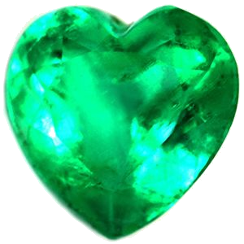 2.07 carat GREEN Heart Smaragdas (1)