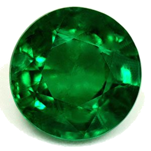 2.22 carat GREEN Round Smaragdas (1)